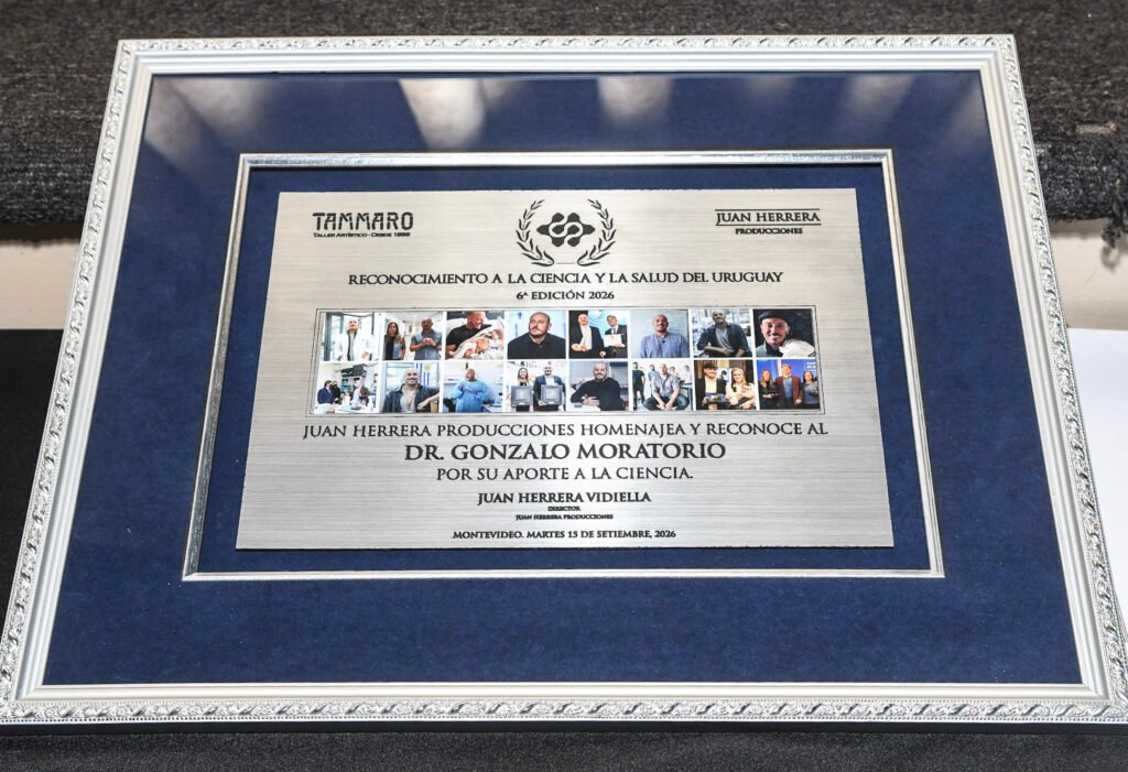 reconocimiento a Gonzalo Moratorio